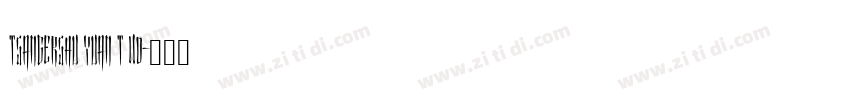 TsangerShu Yuan t W0字体转换